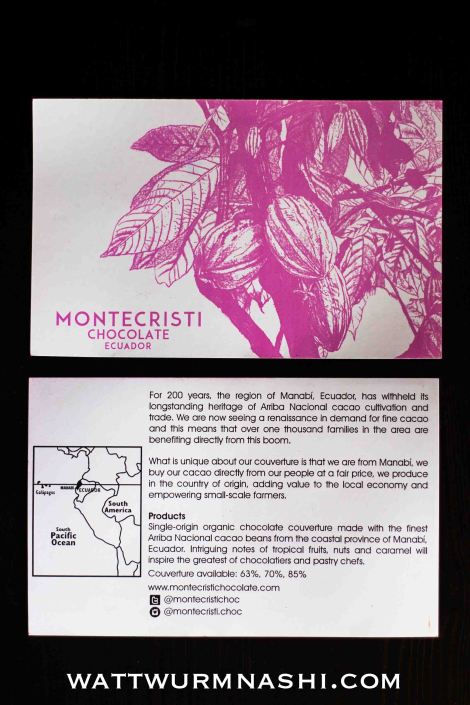 Montecristi Chocolate flyer